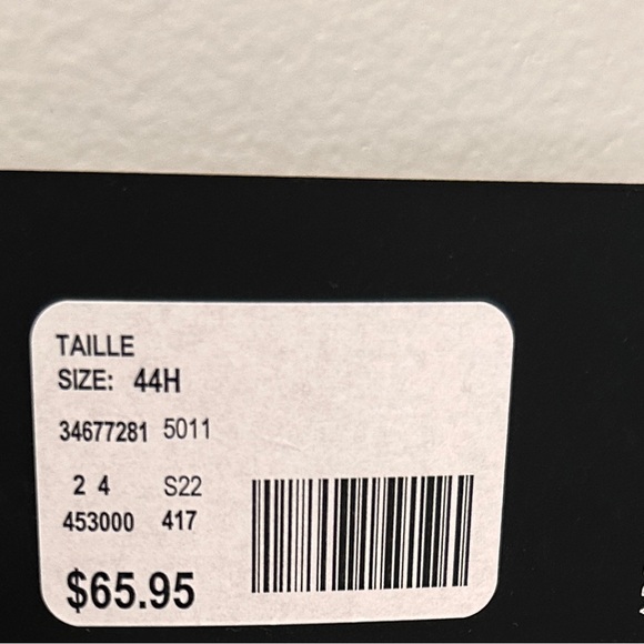 Deesse Women's Plus Size Bra 44H Blue Lace Contour T Shirt Underwire NWT - Picture 5 of 11